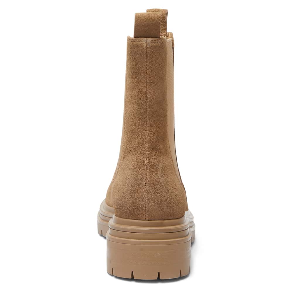 Kansas Boot in Taupe Suede