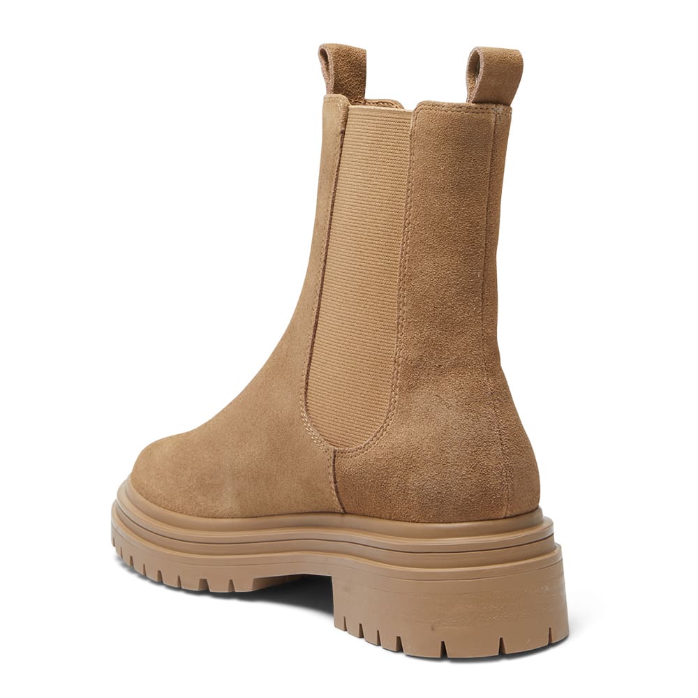 Kansas Boot in Taupe Suede