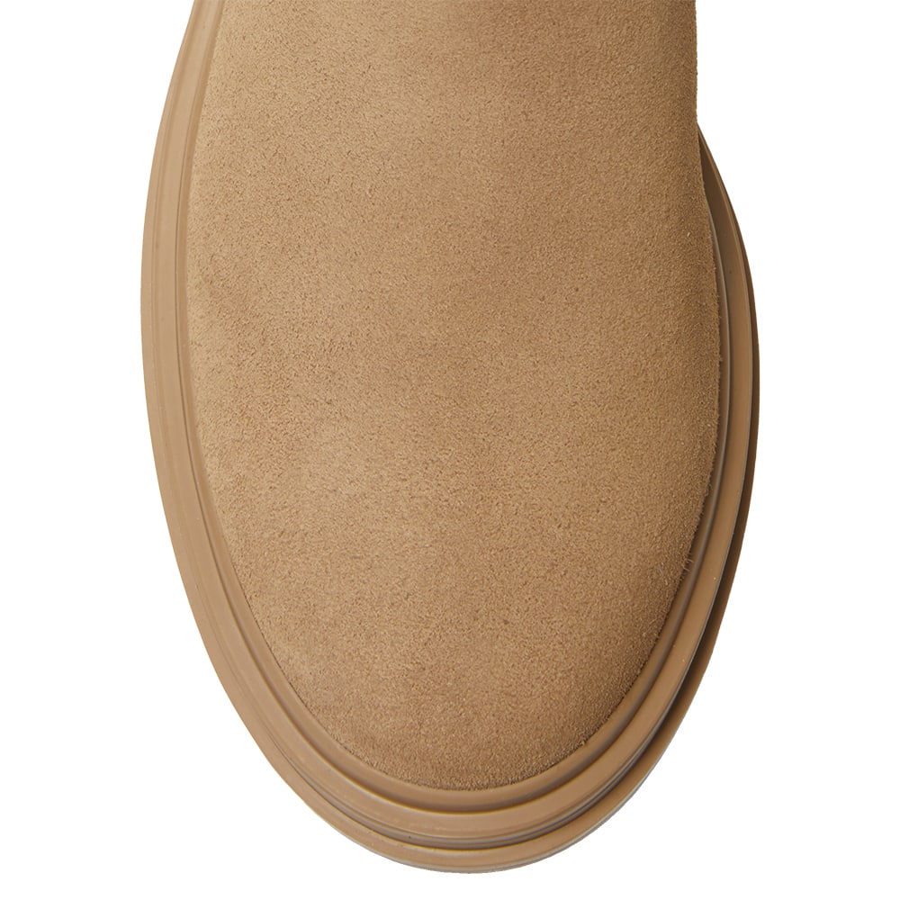 Kansas Boot in Taupe Suede