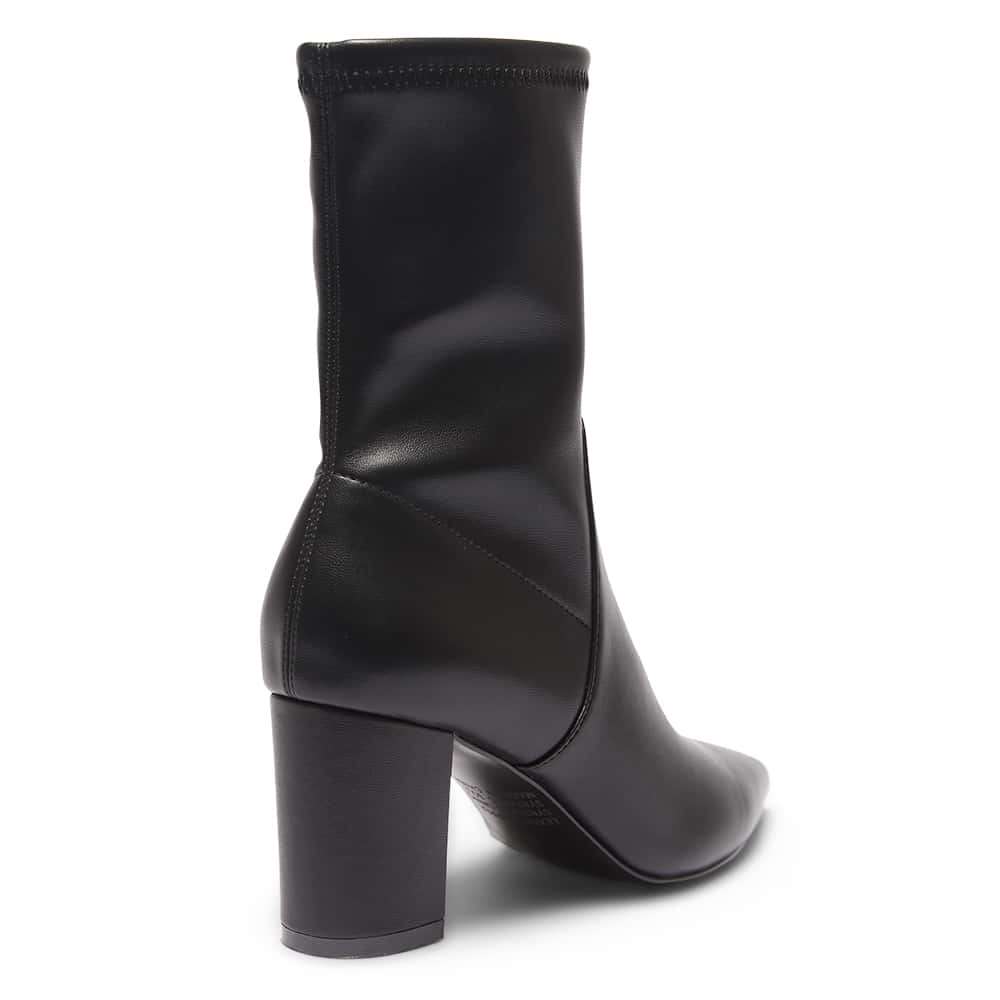 Karly Boot in Black Smooth
