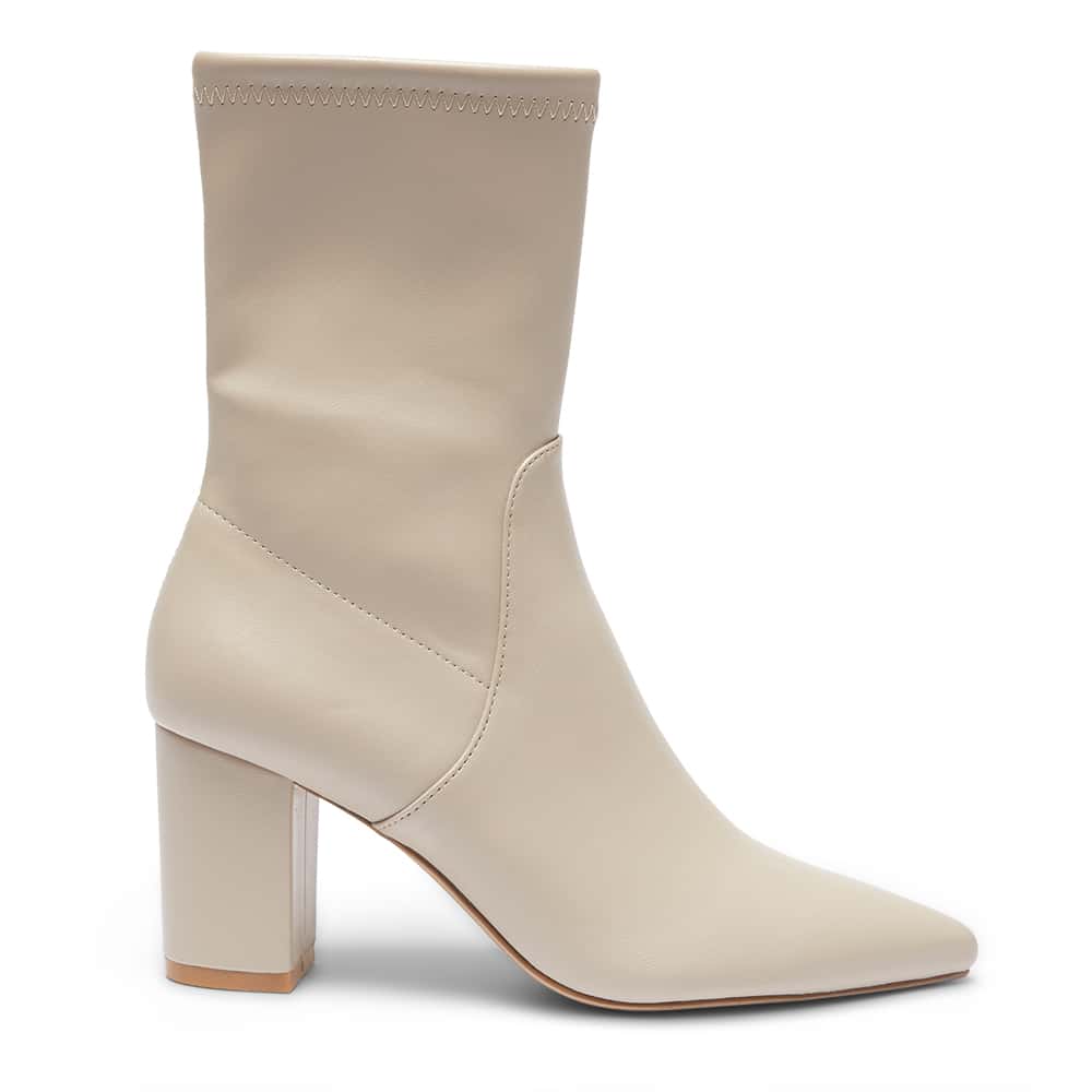 Karly Boot in Nude Stretch Smooth