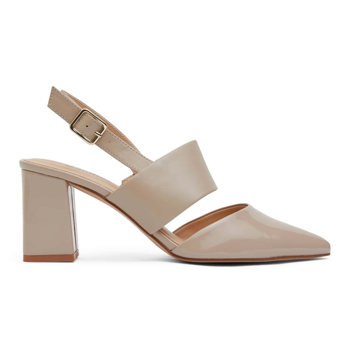 Kitson Heel in Nude Patent