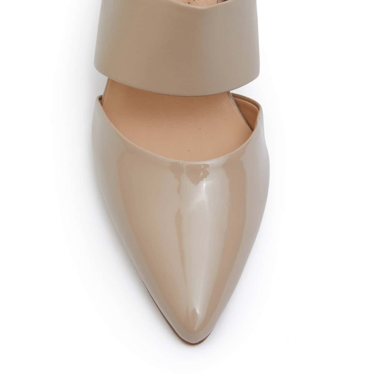 Kitson Heel in Nude Patent