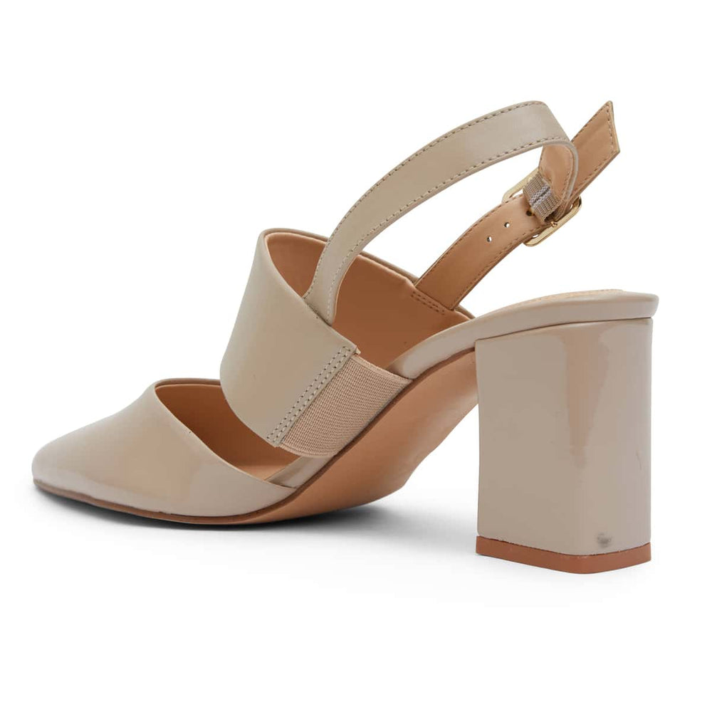 Kitson Heel in Nude Patent