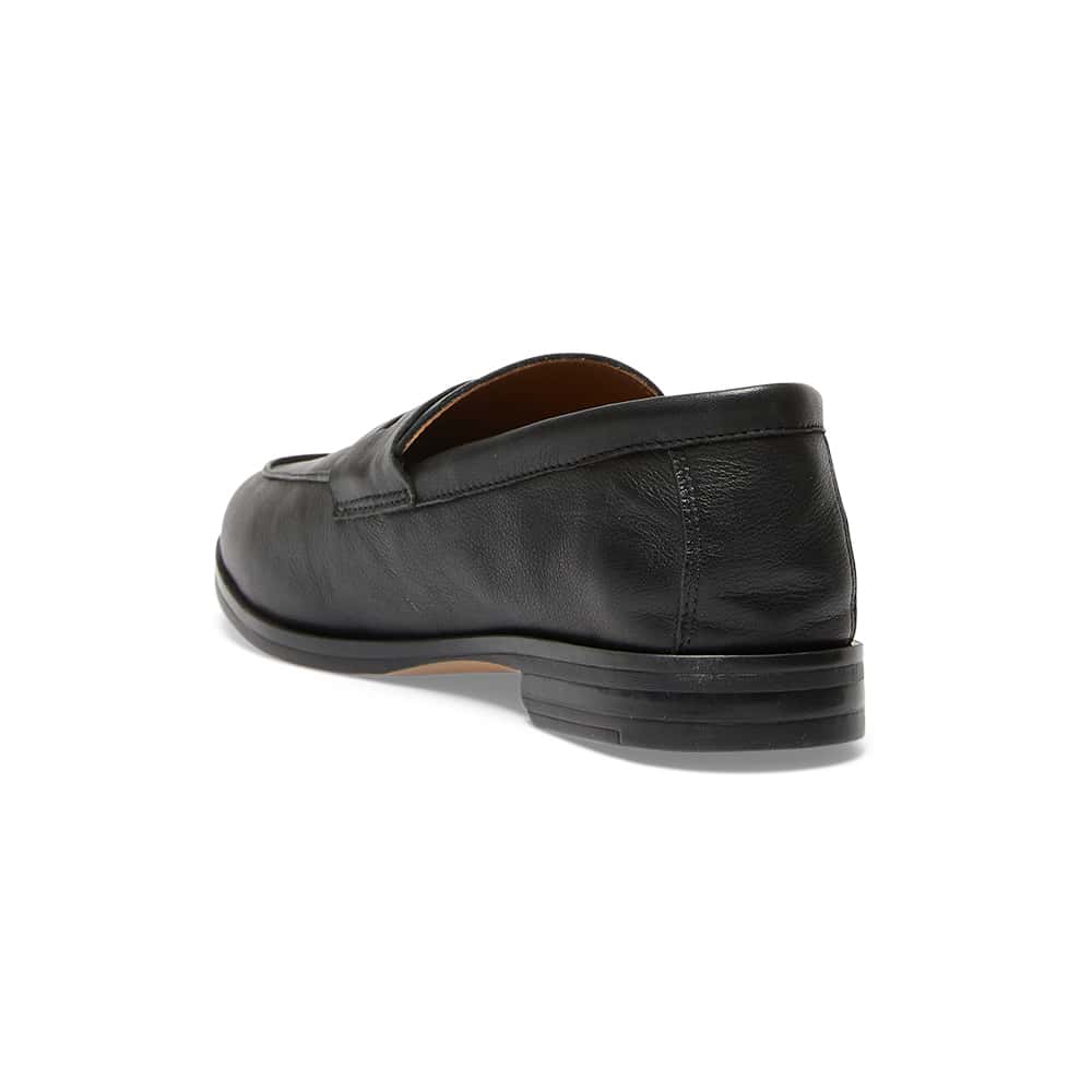 Lane Loafer in Black Leather