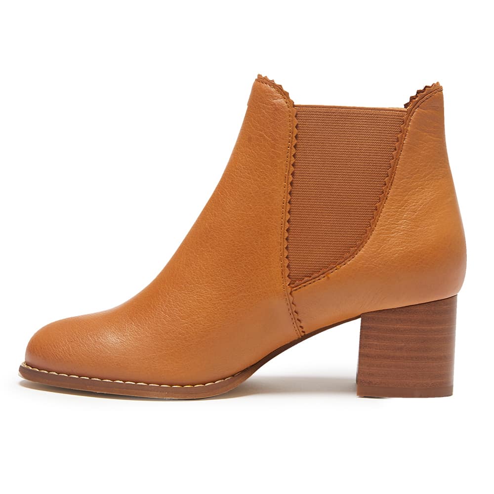 Liam Boot in Tan Leather