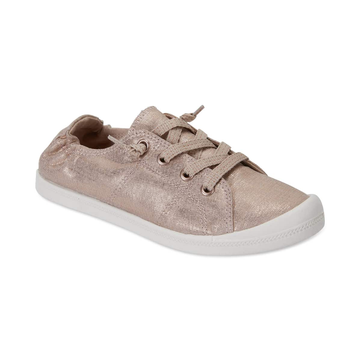 Link Sneaker in Rose Gold Fabric