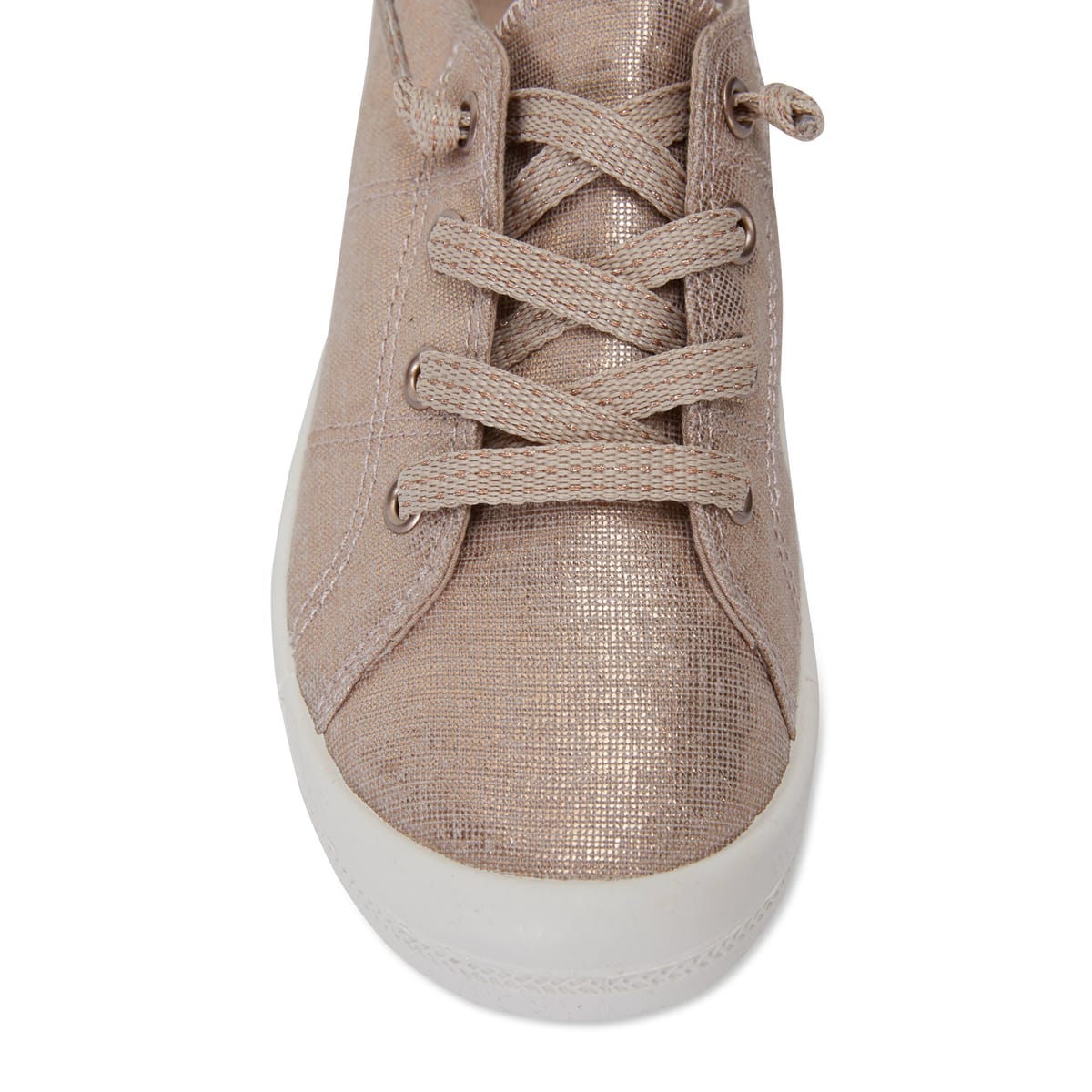Link Sneaker in Rose Gold Fabric