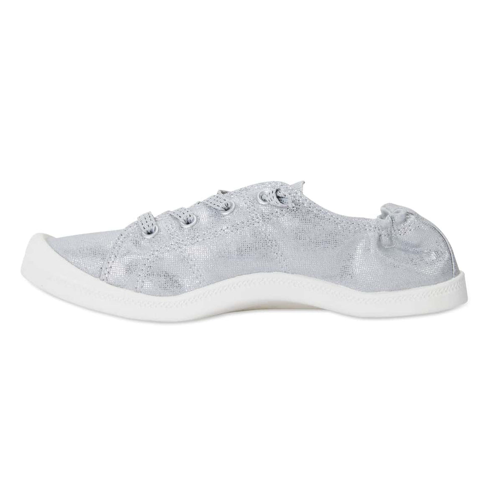 Link Sneaker in Silver Fabric