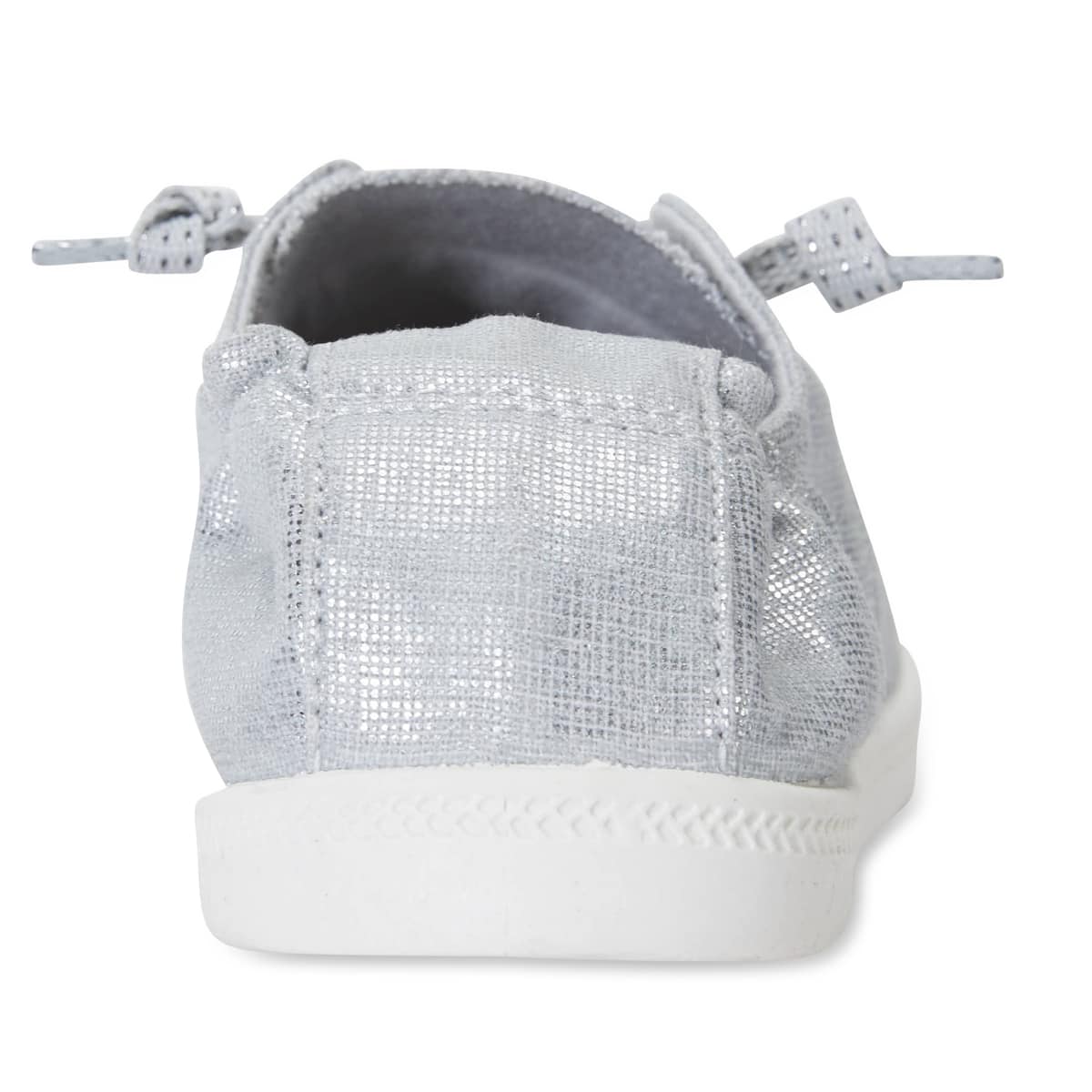 Link Sneaker in Silver Fabric