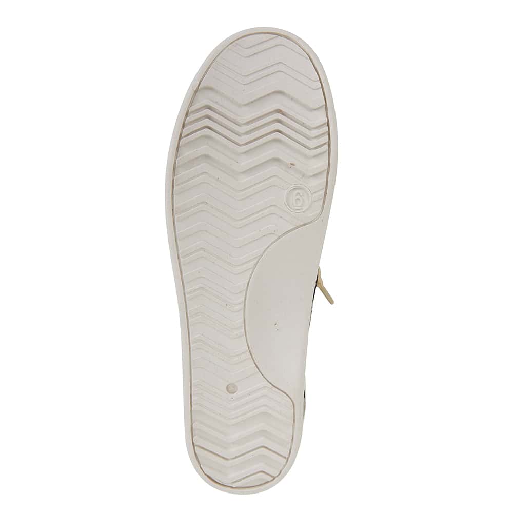 Link Sneaker in Taupe Snake Fabric