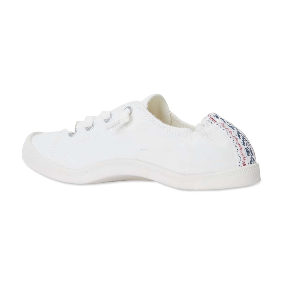 Link Sneaker in White Fabric
