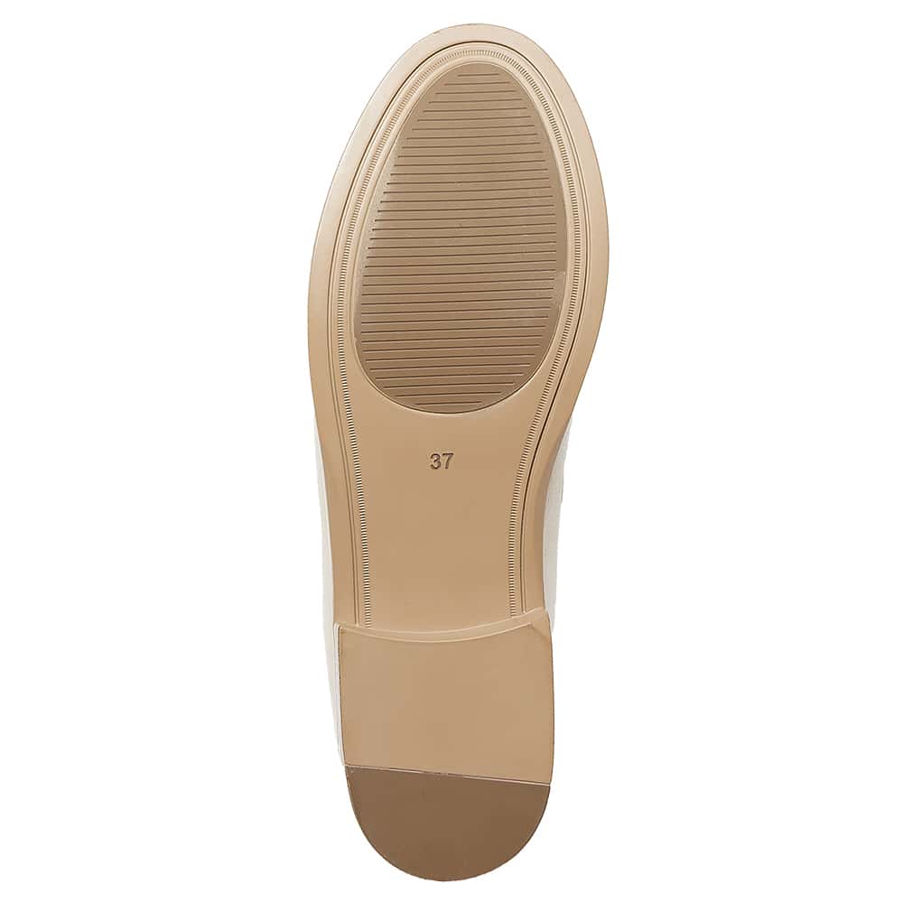 Lola Loafer in Ivory Leather