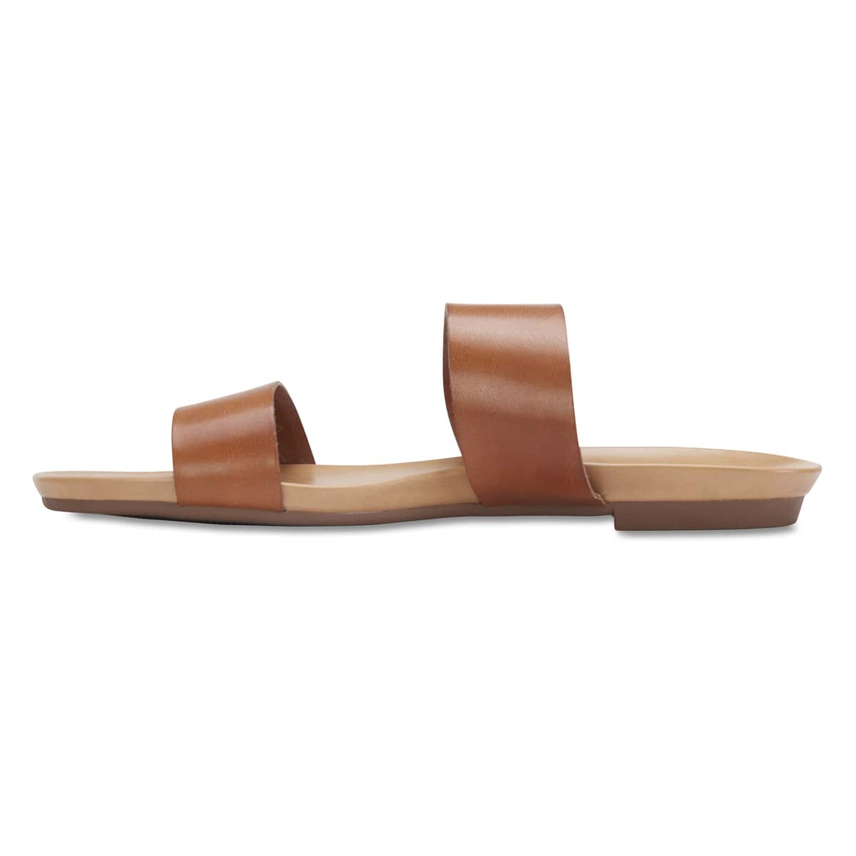 Malibu Sandal in Cognac Leather