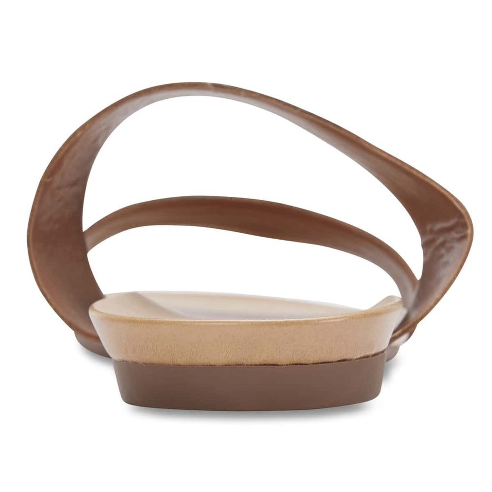 Malibu Sandal in Cognac Leather