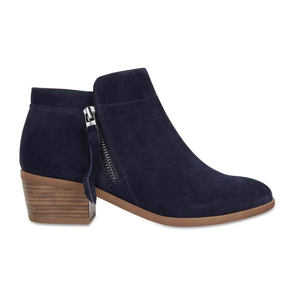 Sandler Mentor Boot in Navy Suede