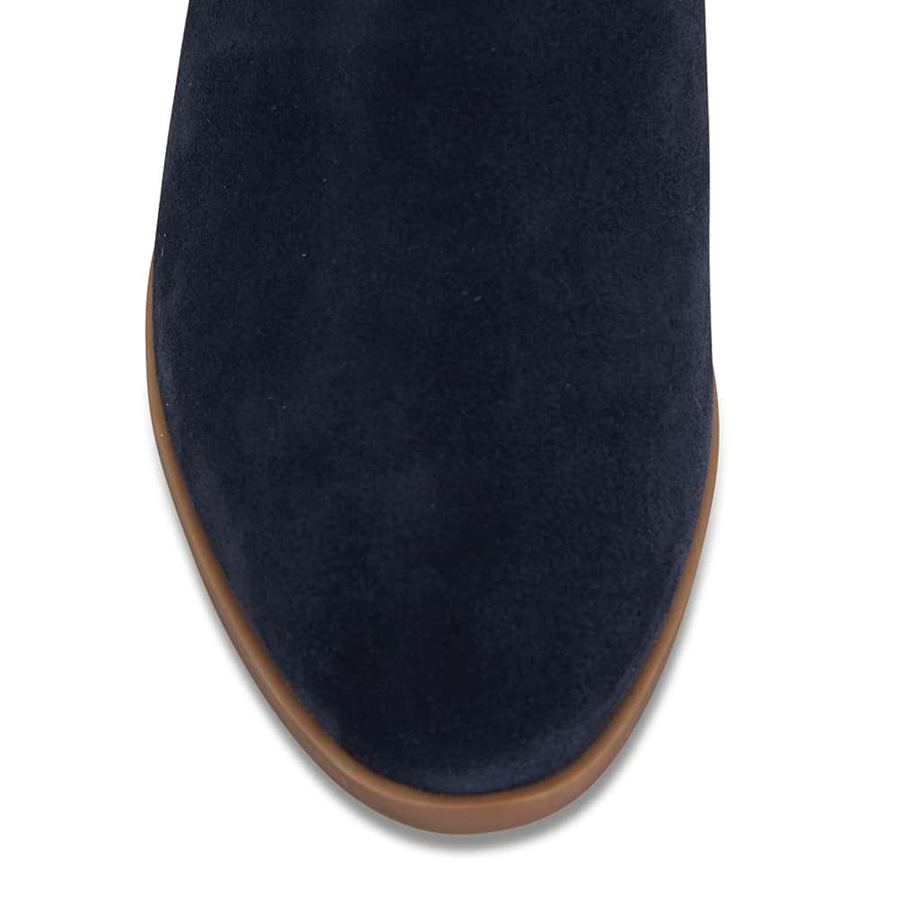 Mentor Boot in Navy Suede