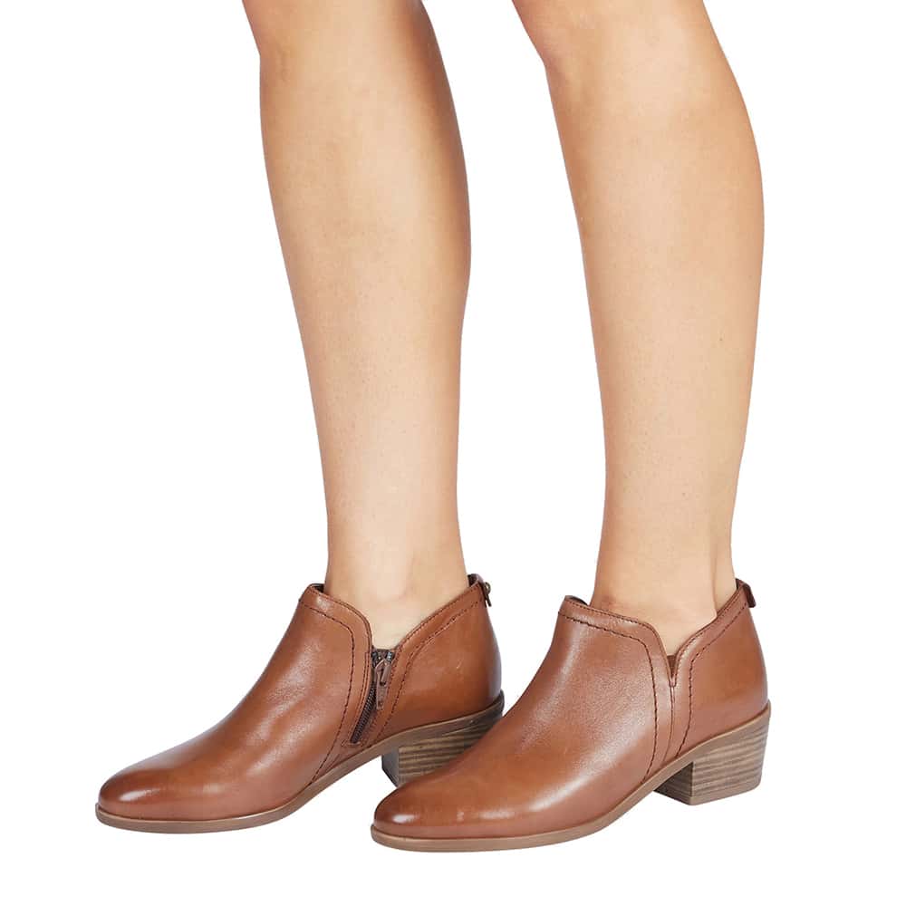 Miller Boot in Mid Brown Leather
