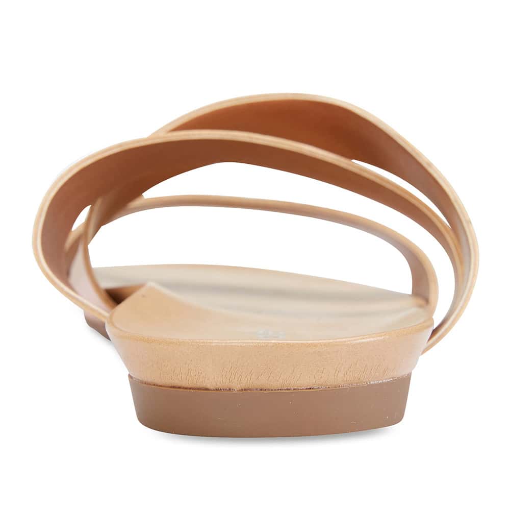Milson Slide in Rose Gold Leather