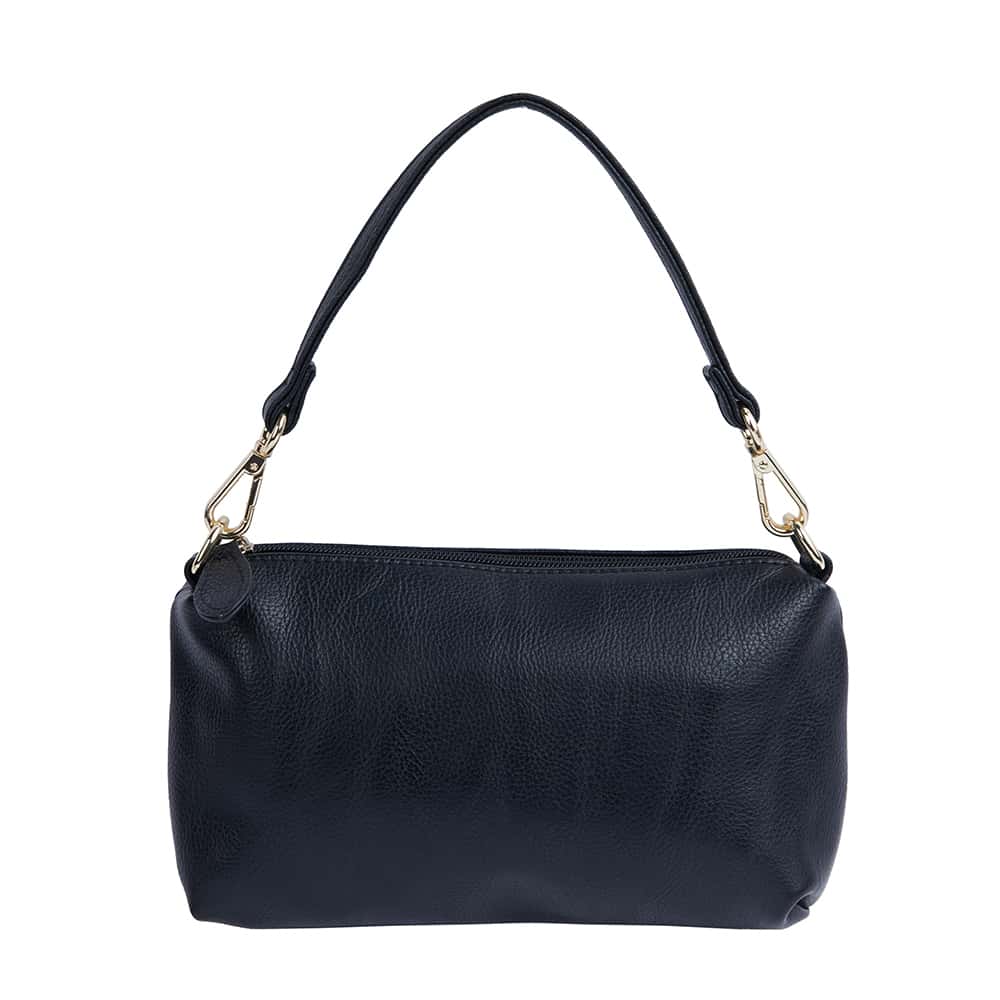 Minnie Handbag in Black Smooth