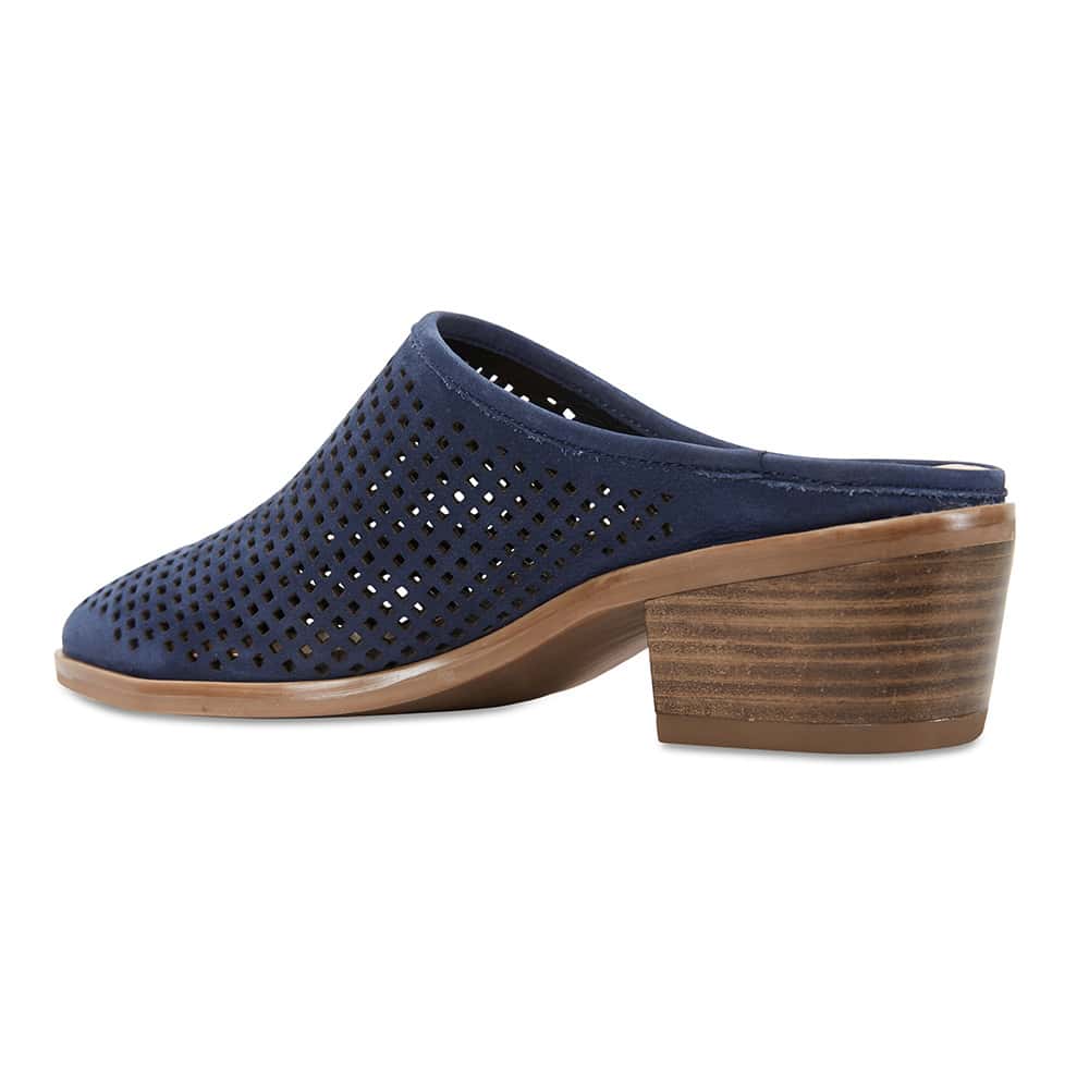 Mystic Heel in Navy Nubuck