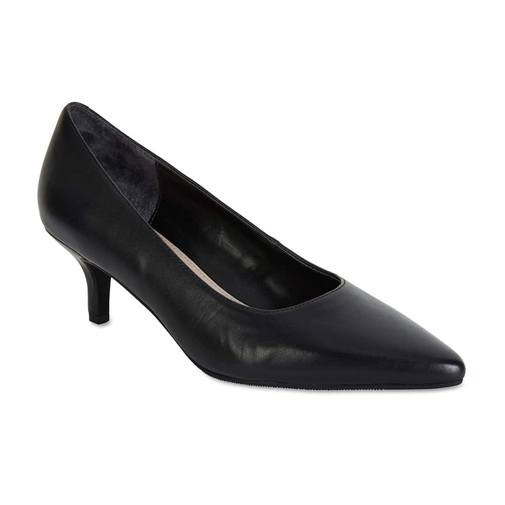 Natasha Heel in Black Leather