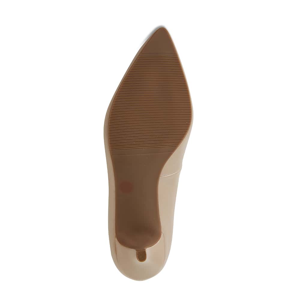 Natasha Heel in Nude Leather