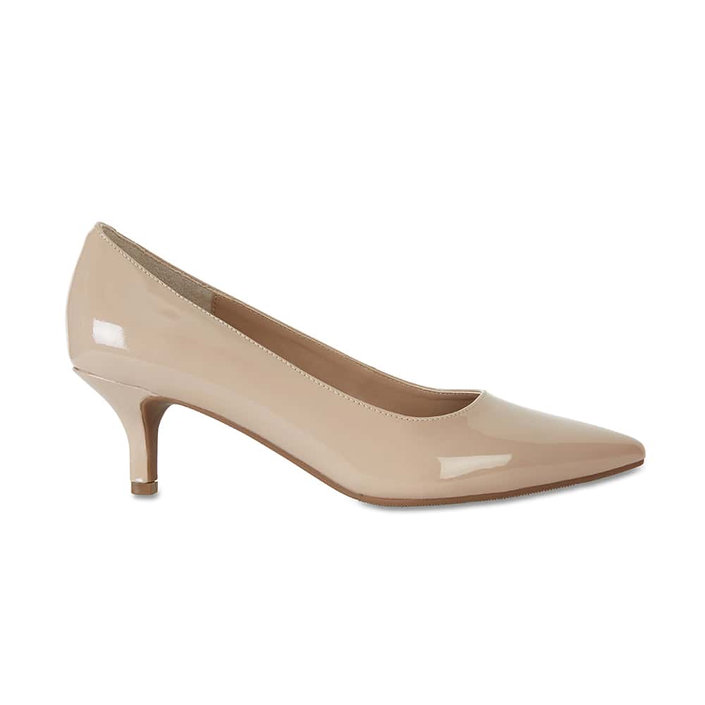 Natasha Heel in Nude Patent