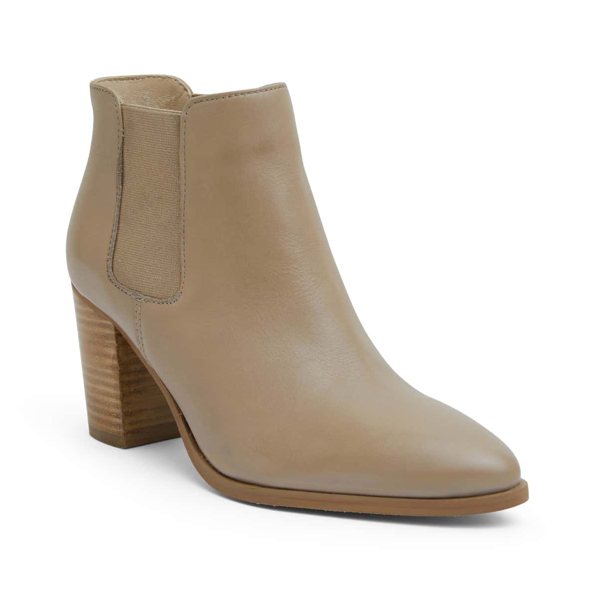 Neddy Boot in Taupe Leather