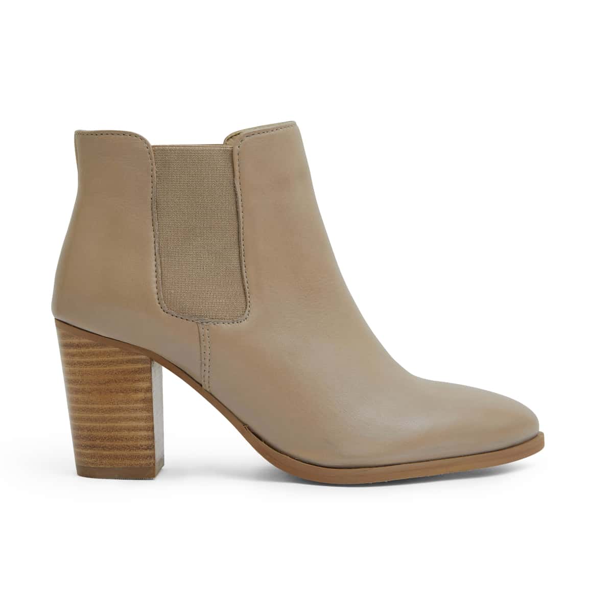 Neddy Boot in Taupe Leather