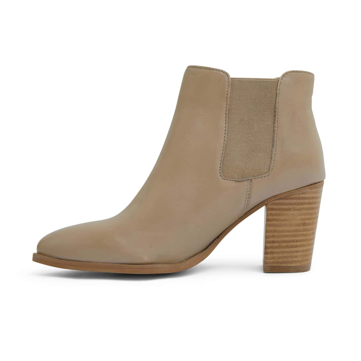 Neddy Boot in Taupe Leather