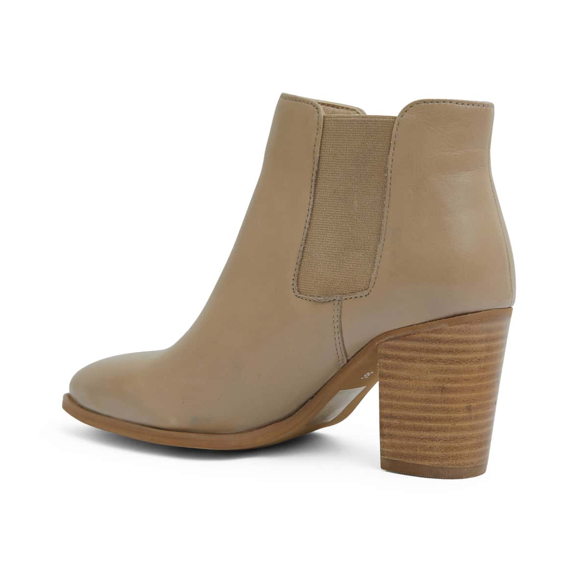Neddy Boot in Taupe Leather
