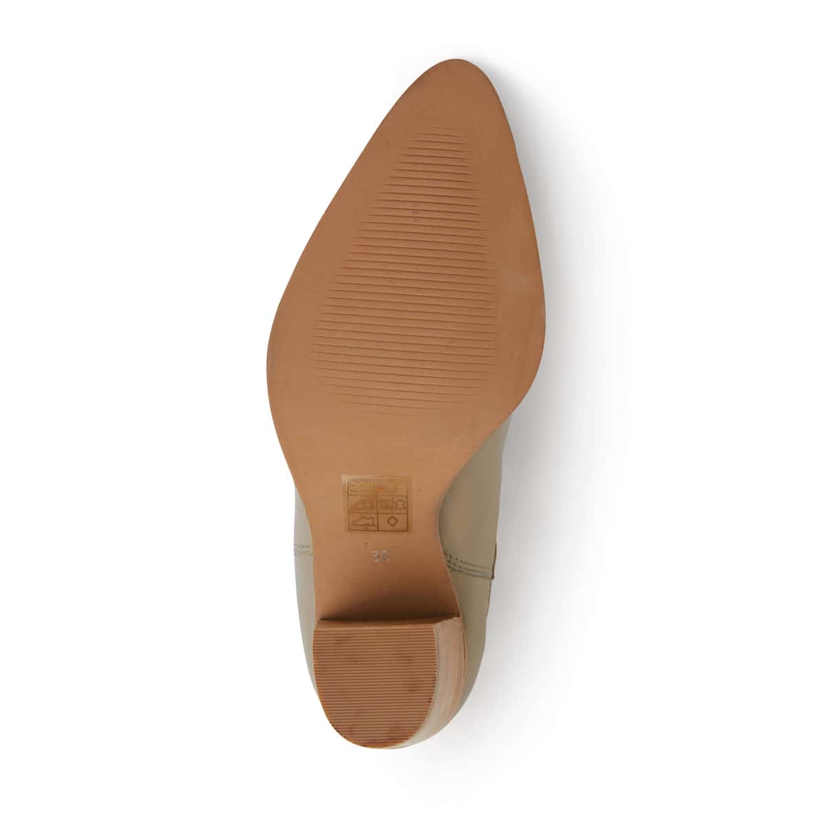 Neddy Boot in Taupe Leather