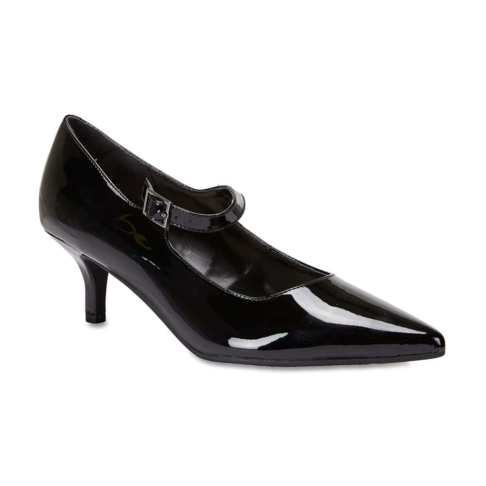 Neon Heel in Black Patent