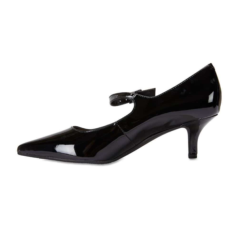 Neon Heel in Black Patent