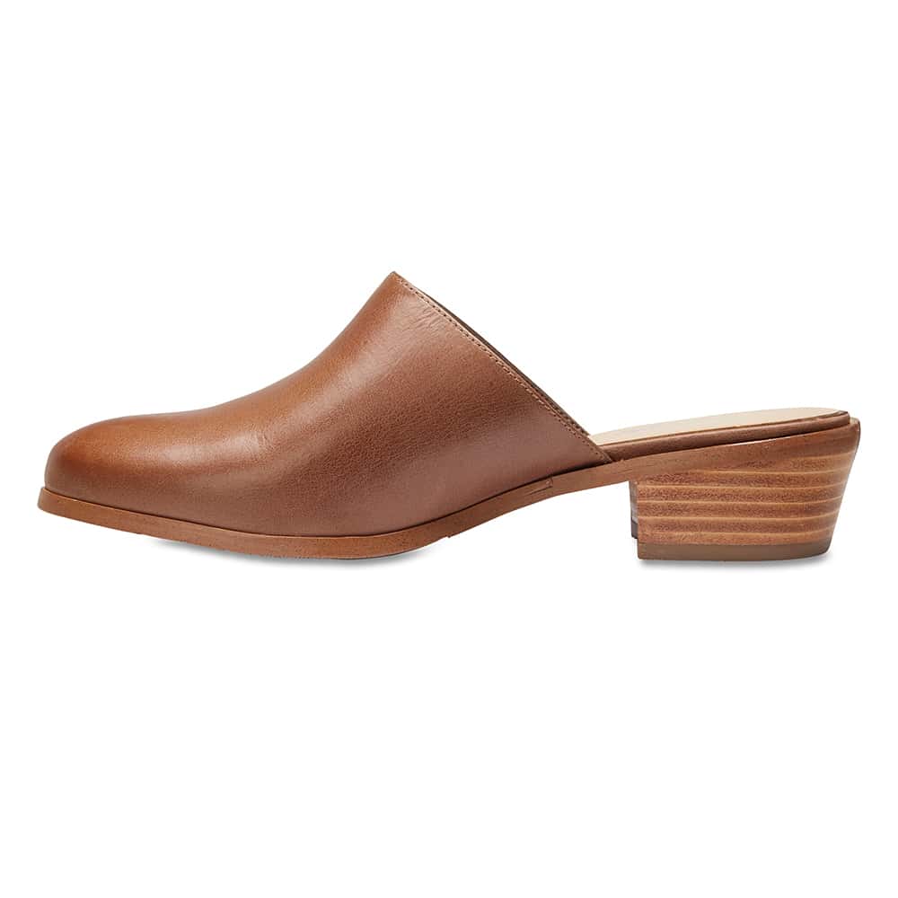 Nevada Heel in Chestnut Leather
