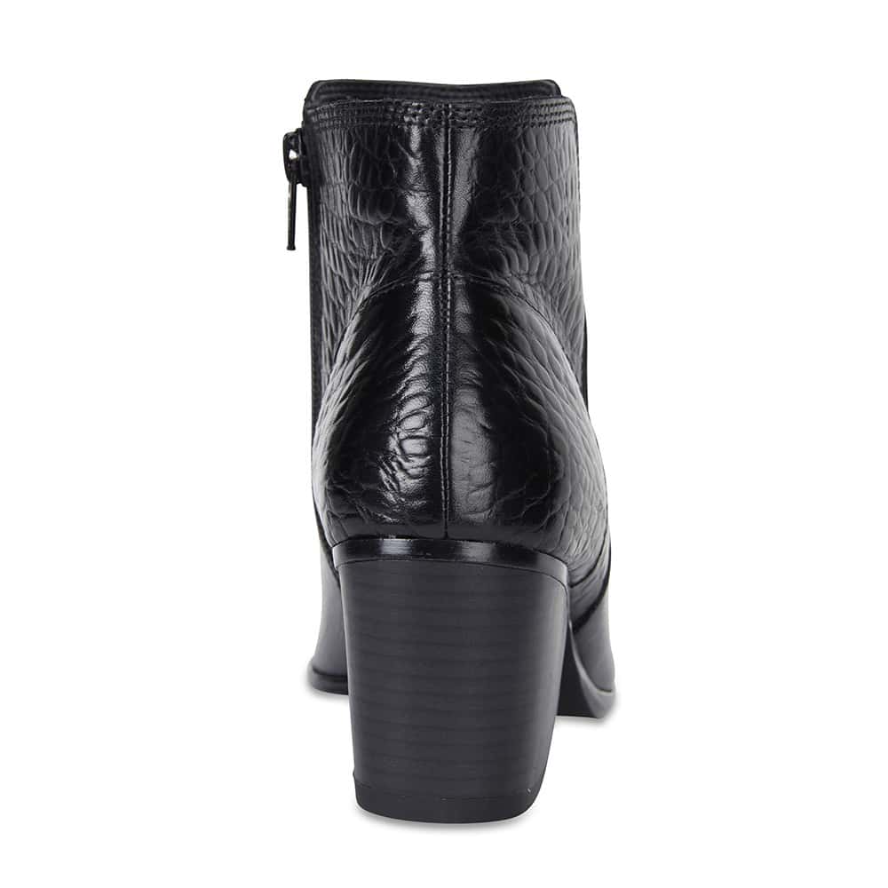 Oath Boot in Black Leather