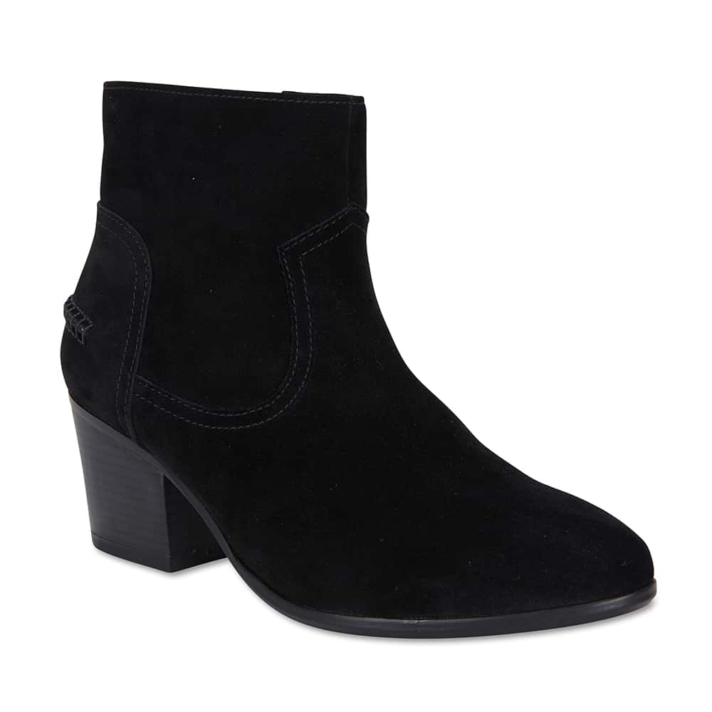 Oslo Boot in Black Suede