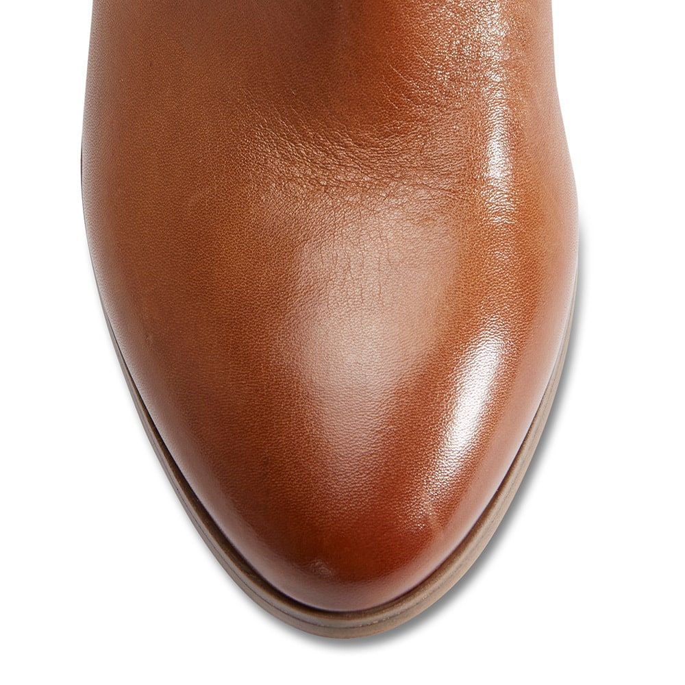 Oxford Boot in Mid Brown Leather