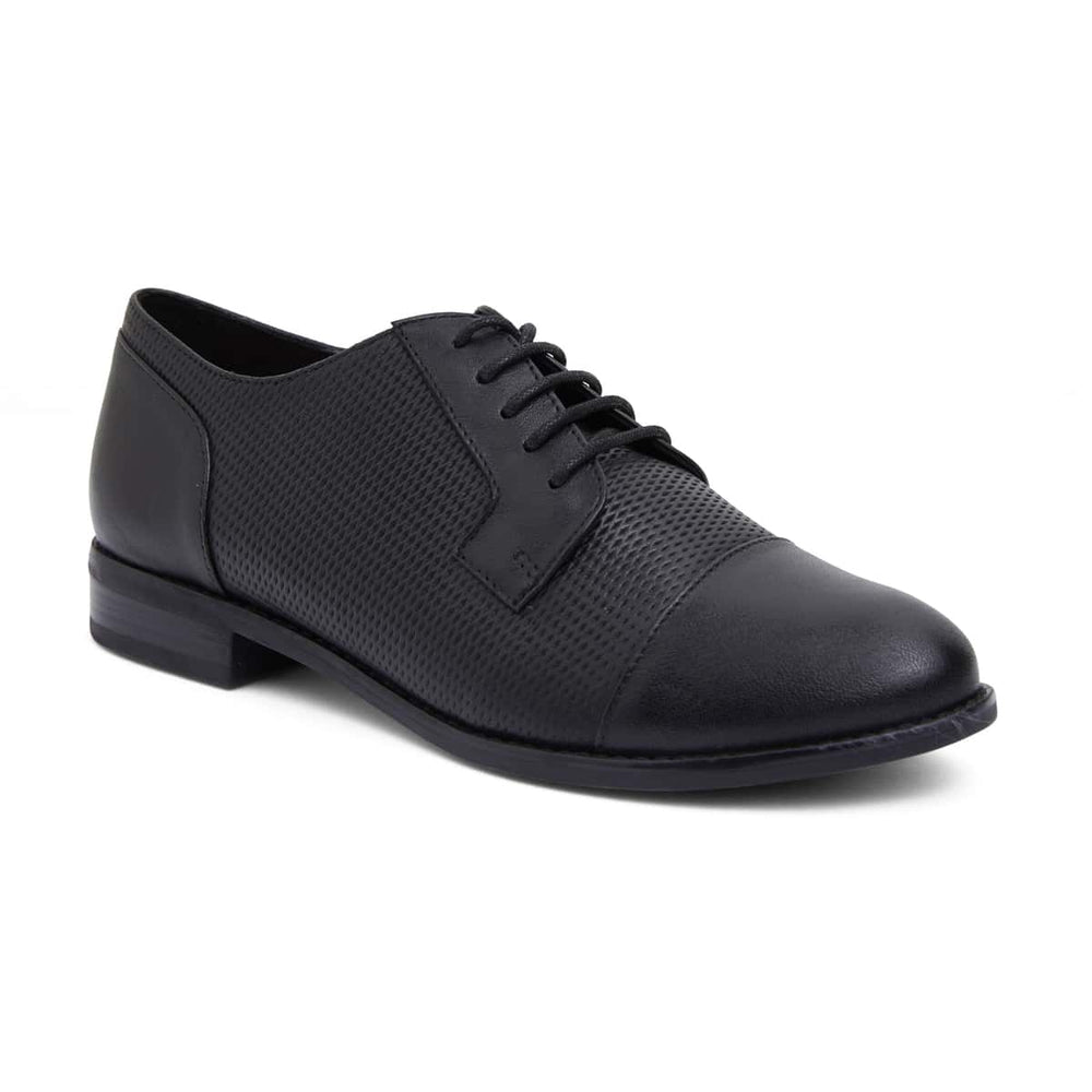 Panache Brogue in Black Leather