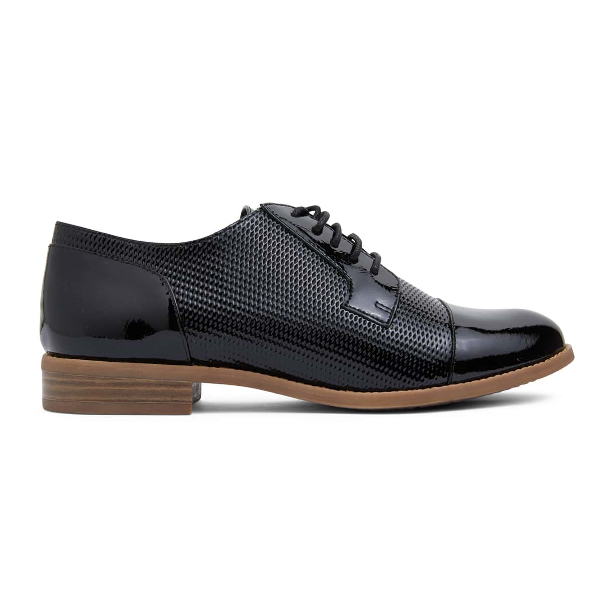 Panache Brogue in Black Patent