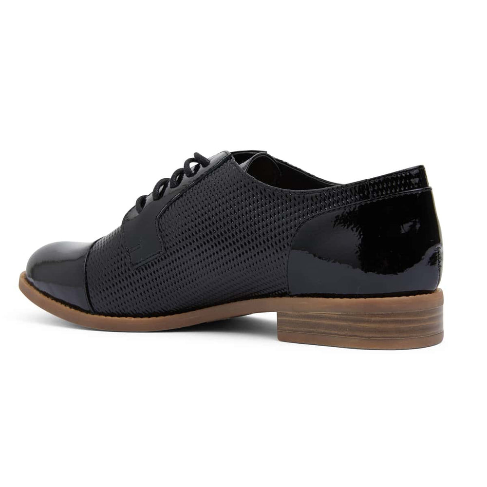 Panache Brogue in Black Patent