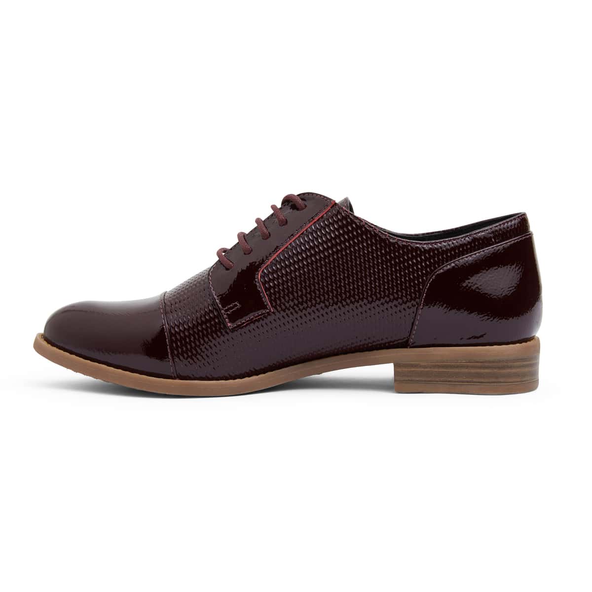 Panache Brogue in Burgundy Patent