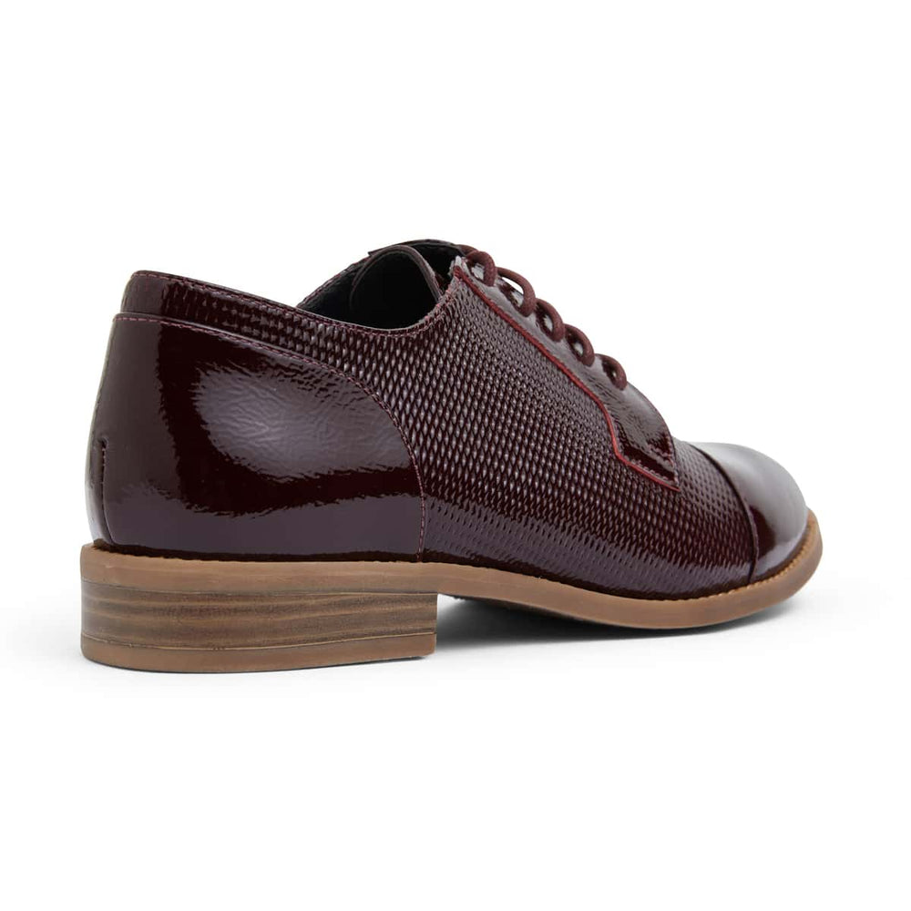 Panache Brogue in Burgundy Patent