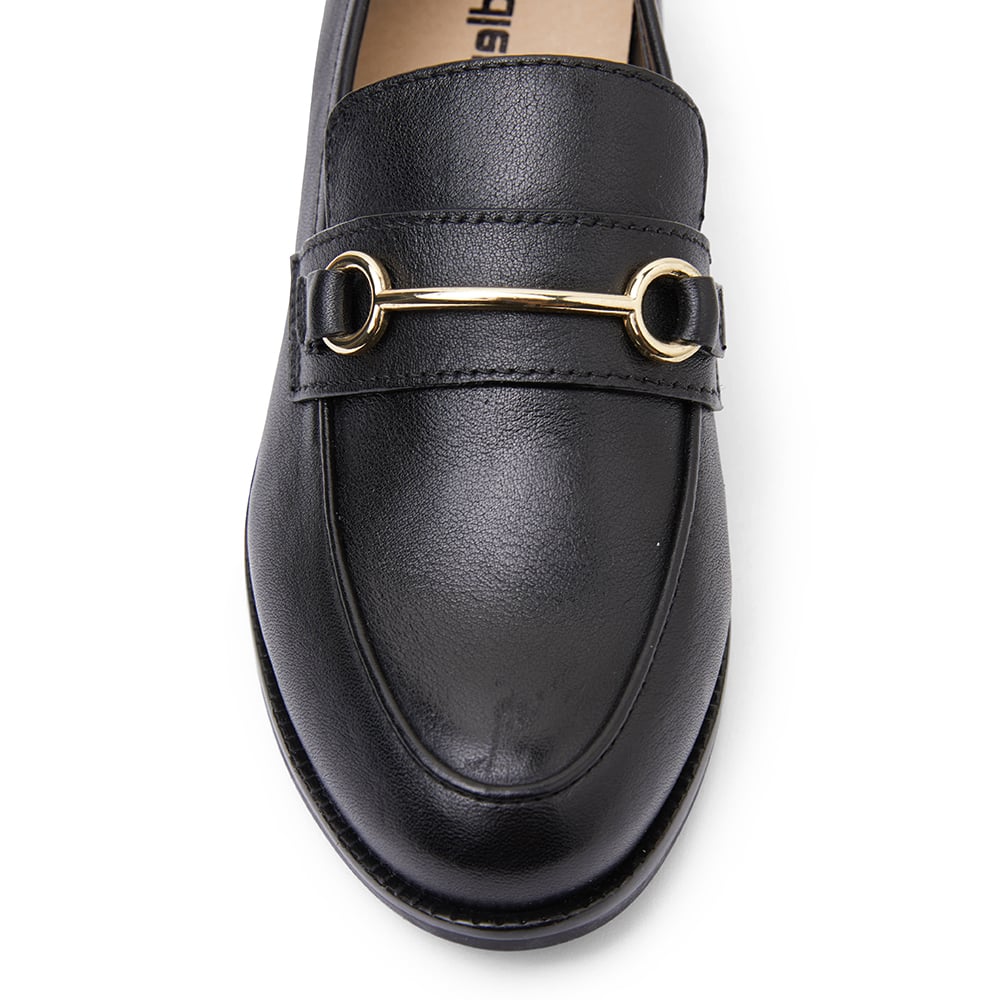 Paragon Loafer in Black Leather Sandler Shoe HQ