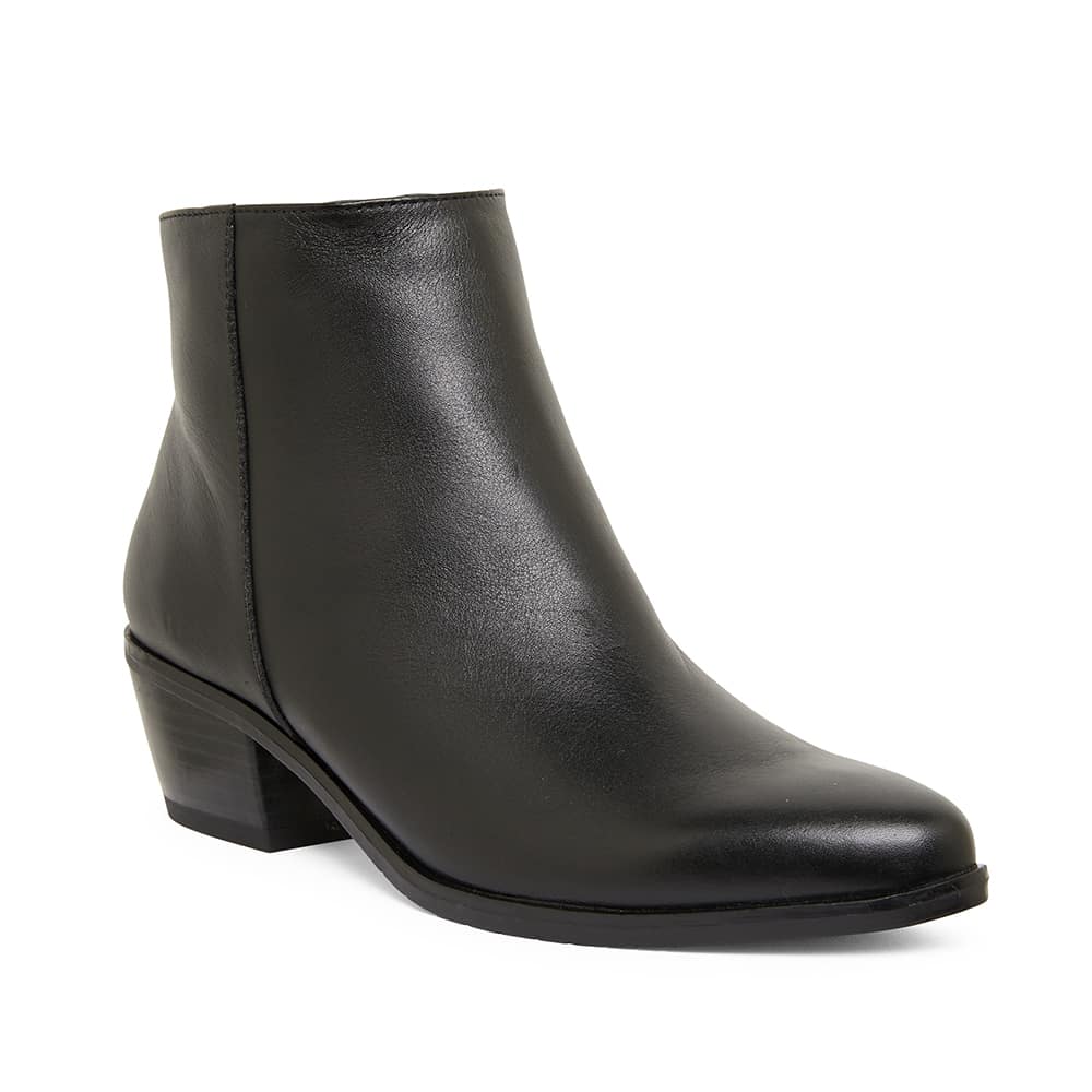 Pascal Boot in Black Leather