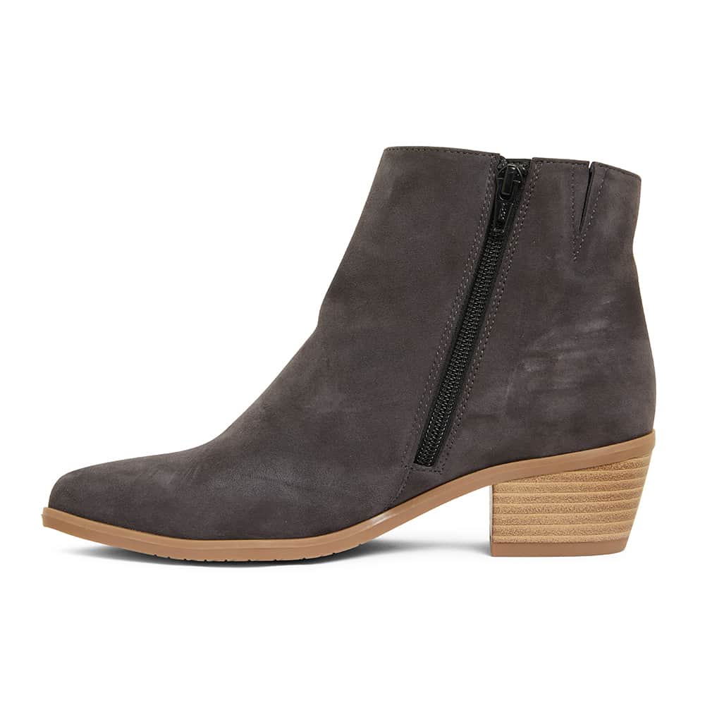 Pascal Boot in Grey Suede