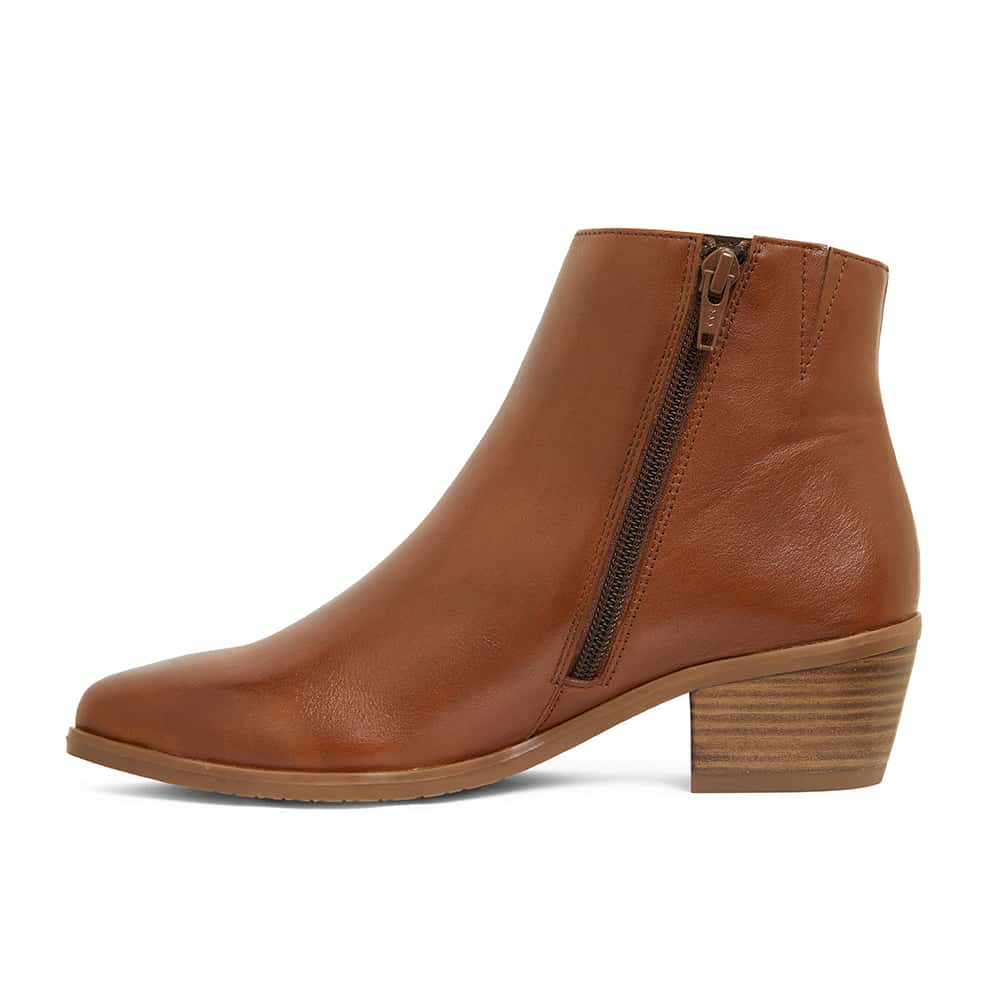 Pascal Boot in Mid Brown Leather