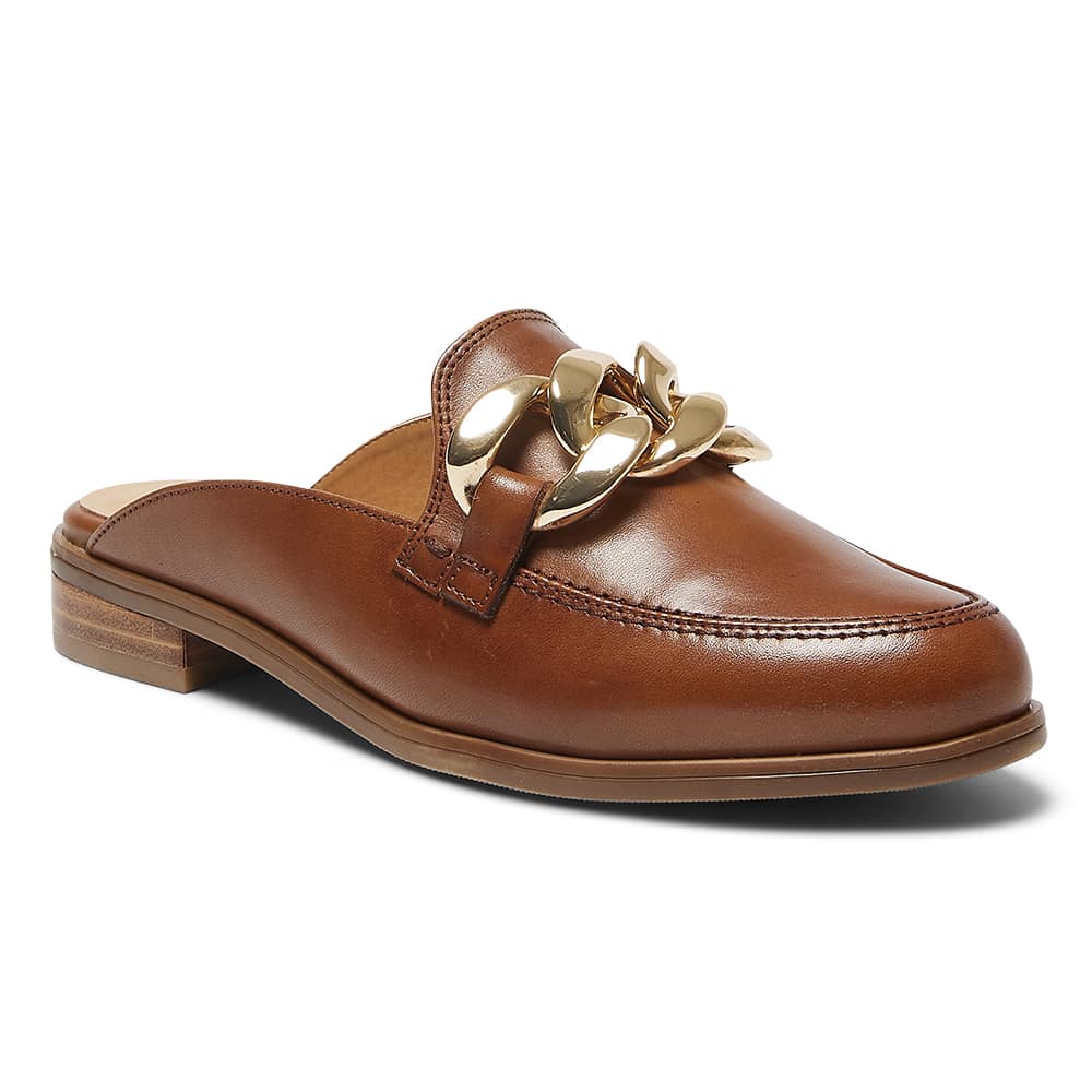 Pivot Loafer in Mid Brown Leather