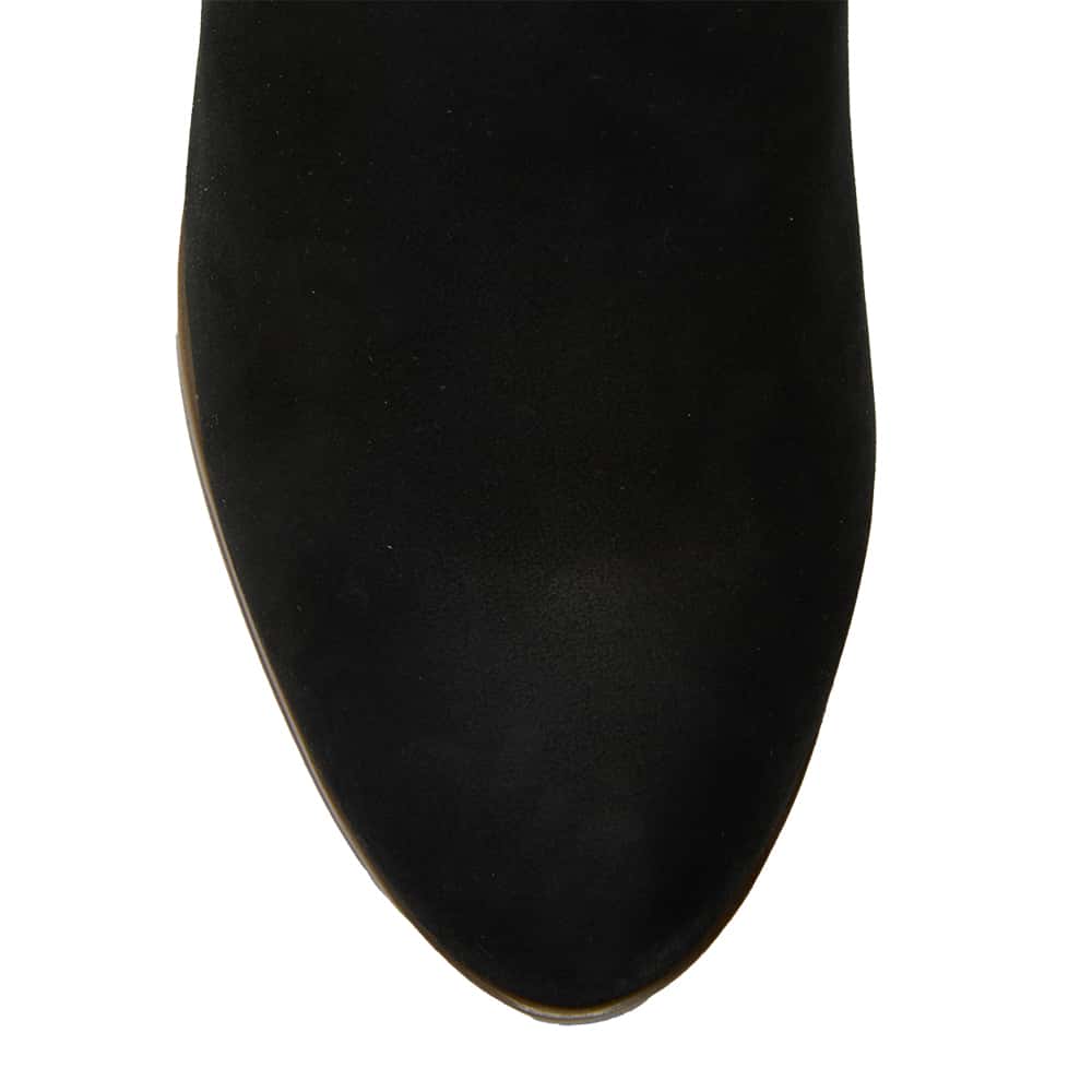 Quarry Boot in Black Nubuck